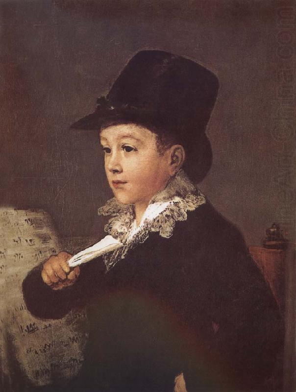 Francisco Goya Portrait of Mariano Goya china oil painting image
